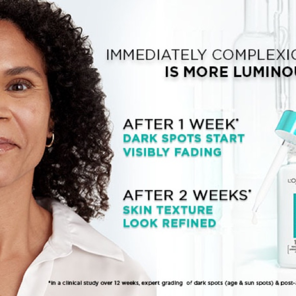 L’Oréal Paris Bright Reveal Dark Spot Serum & Broad Spectrum Daily SPF 50 Lotion - Picture 9 of 16